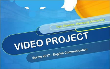 Spring 2012 – English Communication