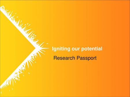 Research Passport.