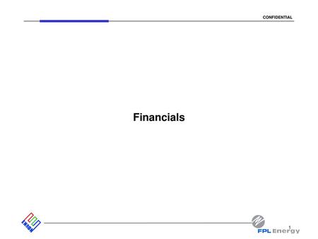 Financials.