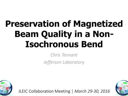 Preservation of Magnetized Beam Quality in a Non-Isochronous Bend