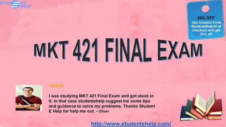 MKT 421 Final Exam 