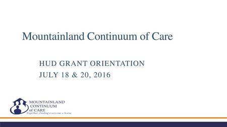 Mountainland Continuum of Care