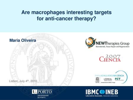 Are macrophages interesting targets for anti-cancer therapy?