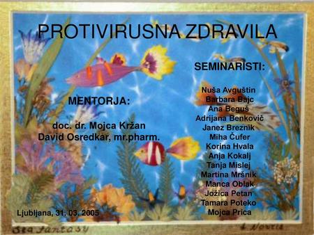 PROTIVIRUSNA ZDRAVILA