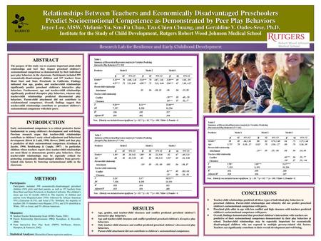 Research Lab for Resilience and Early Childhood Development