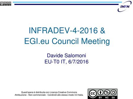 INFRADEV & EGI.eu Council Meeting