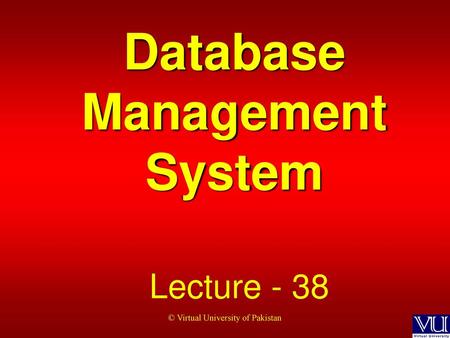 Database Management System