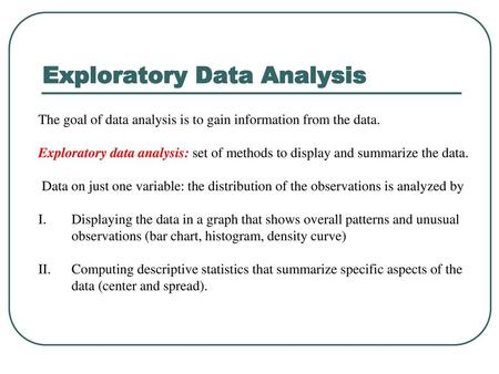 Exploratory Data Analysis