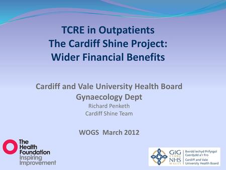 The Cardiff Shine Project: Wider Financial Benefits