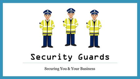 Security Guards Services in UAE
