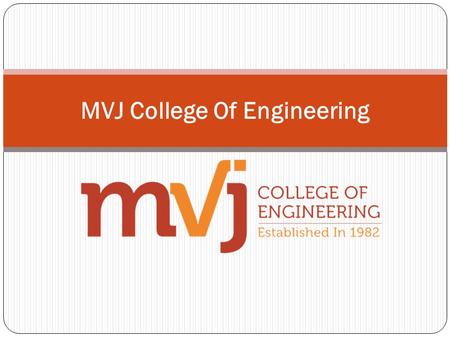 MVJ College Of Engineering Admissions