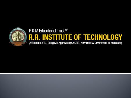 R R. Institute of Technology (RRIT) 