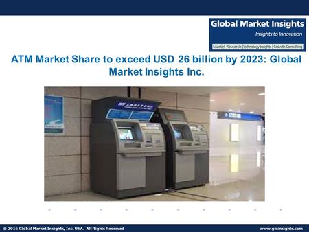 © 2016 Global Market Insights, Inc. USA. All Rights Reserved  Fuel Cell Market size worth $25.5bn by 2024 ATM Market Share to exceed.