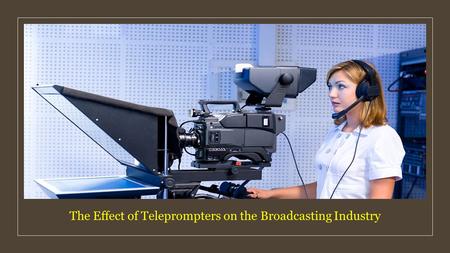 Professional HD Broadcasting Teleprompters in UAE
