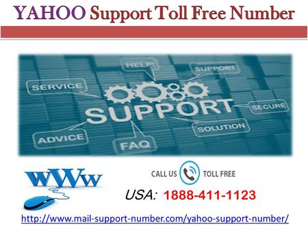 Yahoo Support toll free number 1888-411-1123 USA/CA 