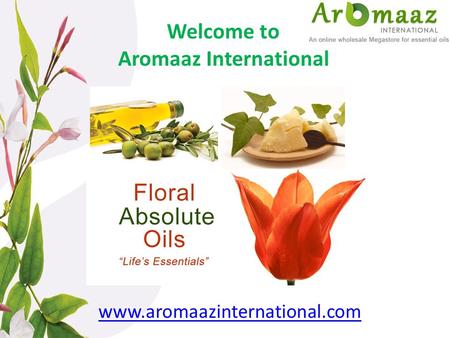 Pure Essential Oils @ aromaaz International