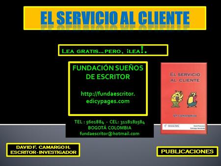 SERVICIO AL CLIENTE