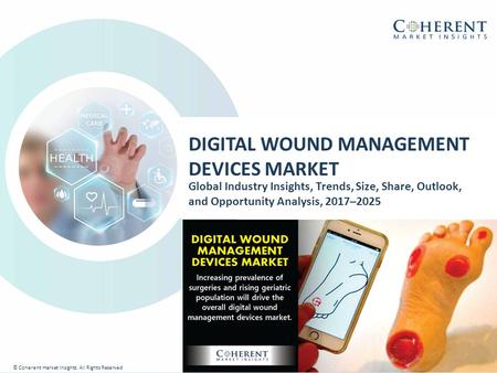 © Coherent market Insights. All Rights Reserved DIGITAL WOUND MANAGEMENT DEVICES MARKET Global Industry Insights, Trends, Size, Share, Outlook, and Opportunity.