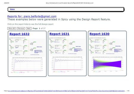 Piero Belforte 2015: SPICY SWAN SIMULATIONS EXAMPLES