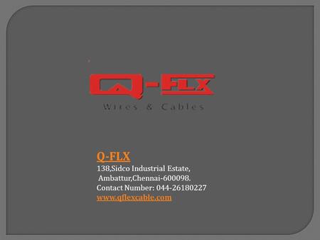 Best House Wiring Cables Chennai