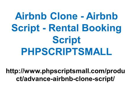 Airbnb Clone - Airbnb Script - Rental Booking Script