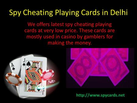 Spy Cheating Playing Cards in Delhi