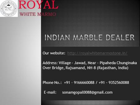 Our website:  Address: Village – Jawad, Near – Pipaheda Chunginaka Over Bridge, Rajsamand,