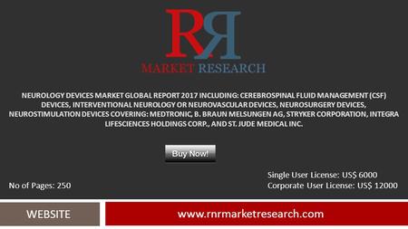 Technological Advances in Global Neurology Devices Market, Report 2017