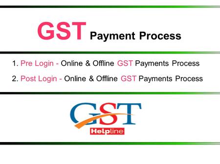 Make GST Payment - A Complete Guide For GST Payment Process