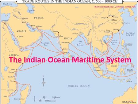 The Indian Ocean Maritime System