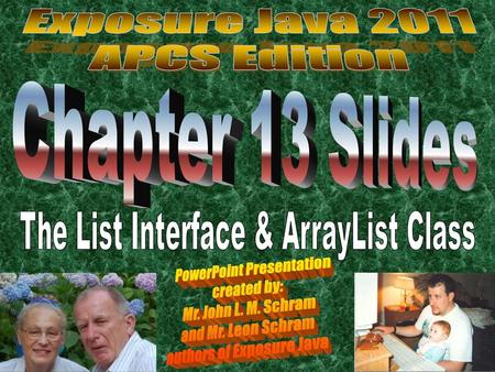 Exposure Java 2011 APCS Edition