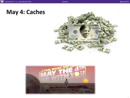 May 4: Caches.