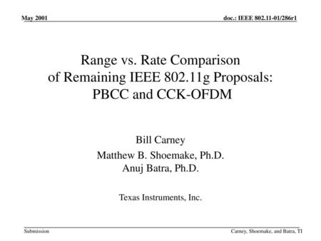 Matthew B. Shoemake, Ph.D. Anuj Batra, Ph.D.