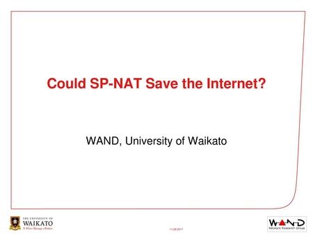 Could SP-NAT Save the Internet?