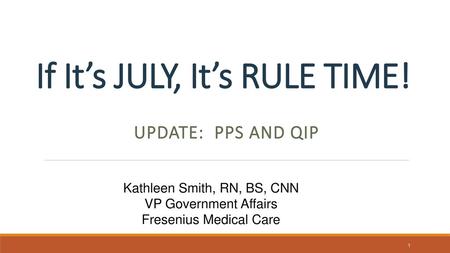 If It’s JULY, It’s RULE TIME!