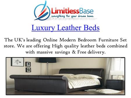 Exceptional Luxury Leather Beds in Birmingham |Limitless Base 