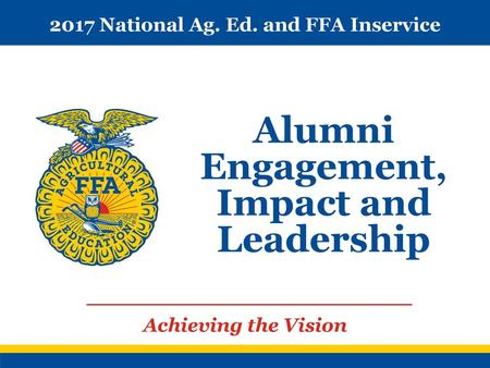 2017 National Ag. Ed. and FFA Inservice