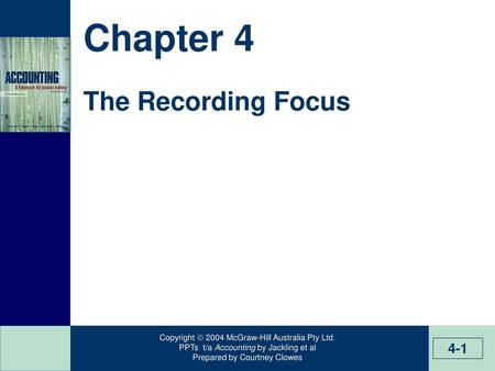 Chapter 4 The Recording Focus