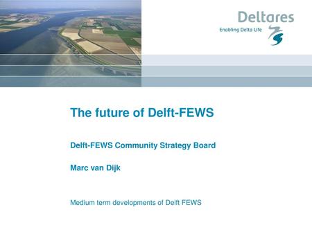 The future of Delft-FEWS