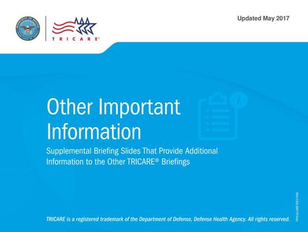 ATTENTION PRESENTER: This set of slides was created to provide extra information to add to other briefings. For the latest version of this briefing, go.