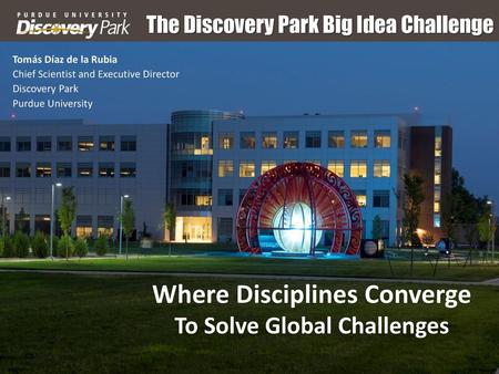 The Discovery Park Big Idea Challenge