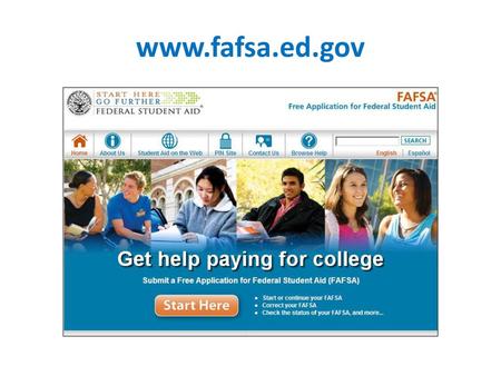 Www.fafsa.ed.gov.