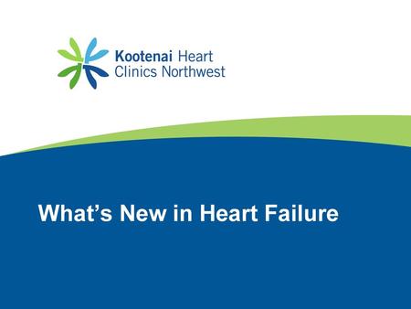 What’s New in Heart Failure