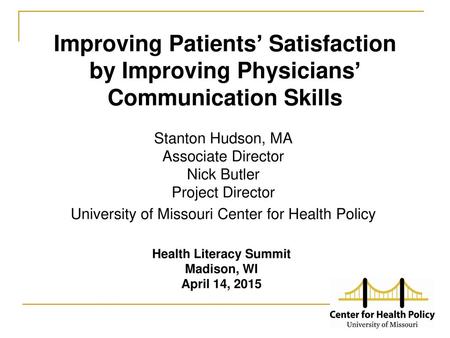 Health Literacy Summit Madison, WI