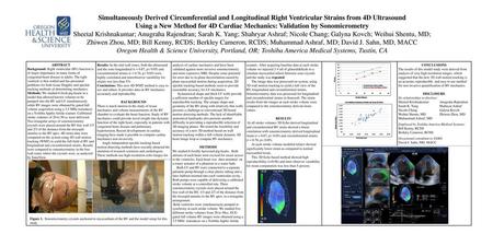 ABSTRACT Background: Right ventricular (RV) function is of major importance in many forms of congenital heart disease in adults. The right ventricle is.