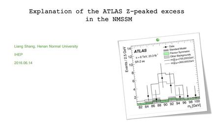 Liang Shang, Henan Normal University IHEP