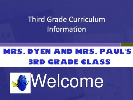 Third Grade Curriculum Information