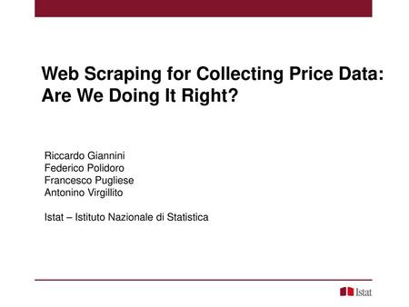 Web Scraping for Collecting Price Data: Are We Doing It Right?