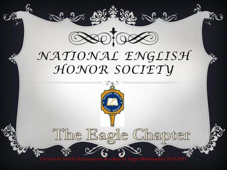 National English Honor society