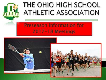 THE OHIO HIGH SCHOOL ATHLETIC ASSOCIATION